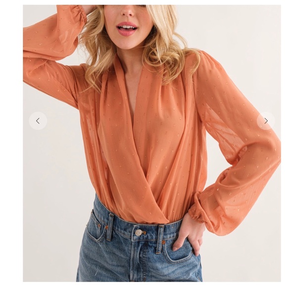 17 Chic and Fabulous V-Neck Wrap Bodysuit - Picture 3 of 8
